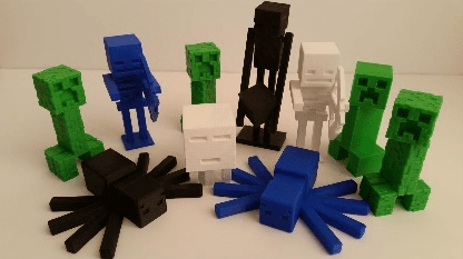 3D Printing: Minecraft-Inspired